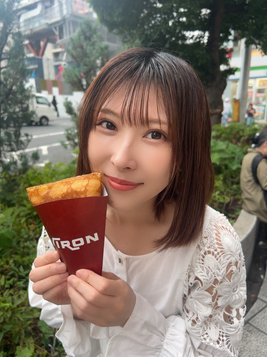 napi0830's tweet photo. もちもちクレープ♡
バターたっぷりでした♡ https://t.co/INYO5ZfJfS
