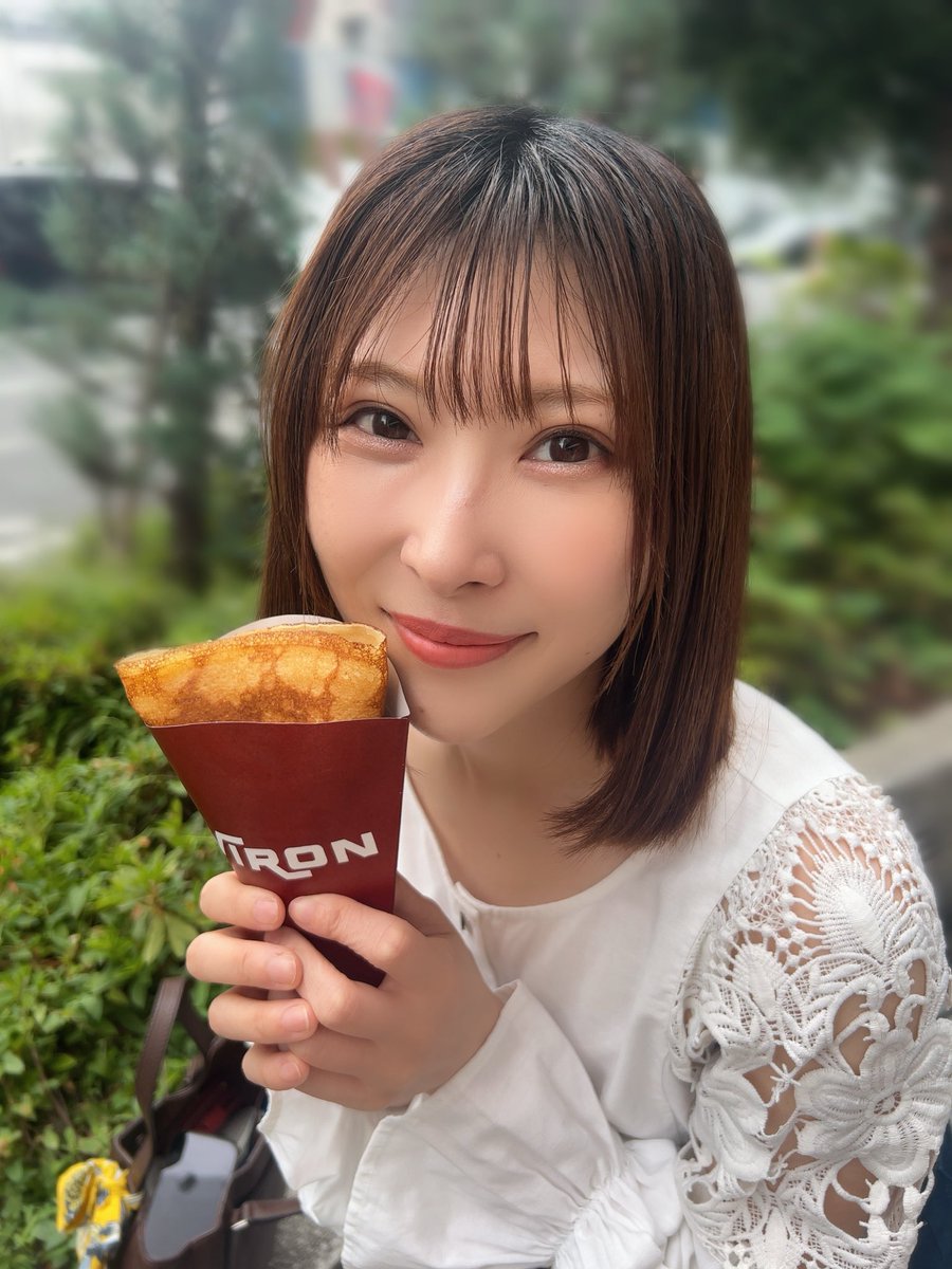 napi0830's tweet photo. もちもちクレープ♡
バターたっぷりでした♡ https://t.co/INYO5ZfJfS