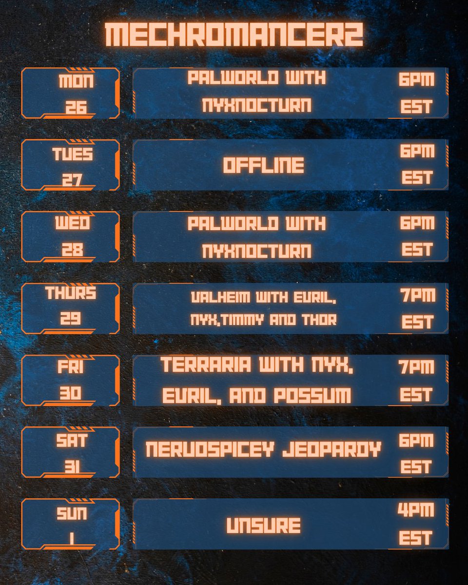 MechanizedLodi's tweet photo. Tonight I am going live at valheim, this is my first post here unsure who will see it but I might as well make it my schedule xD https://t.co/5Ssq2rLe7Y