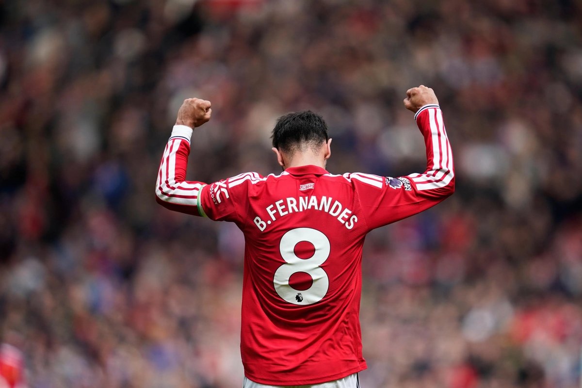 MUnitedEs's tweet photo. DATAZO: La diferencia entre Bruno Fernandes (136) y Dominik Szoboszlai (78), segundo clasificado, en cuanto a ocasiones creadas, es la MAYOR JAMAS REGISTRADA por Opta durante una temporada de la Premier League desde que comenzó la recopilación de datos en 2003-2004 🪄

BRUNO JUEGA EN UNA LIGA APARTE 🤯