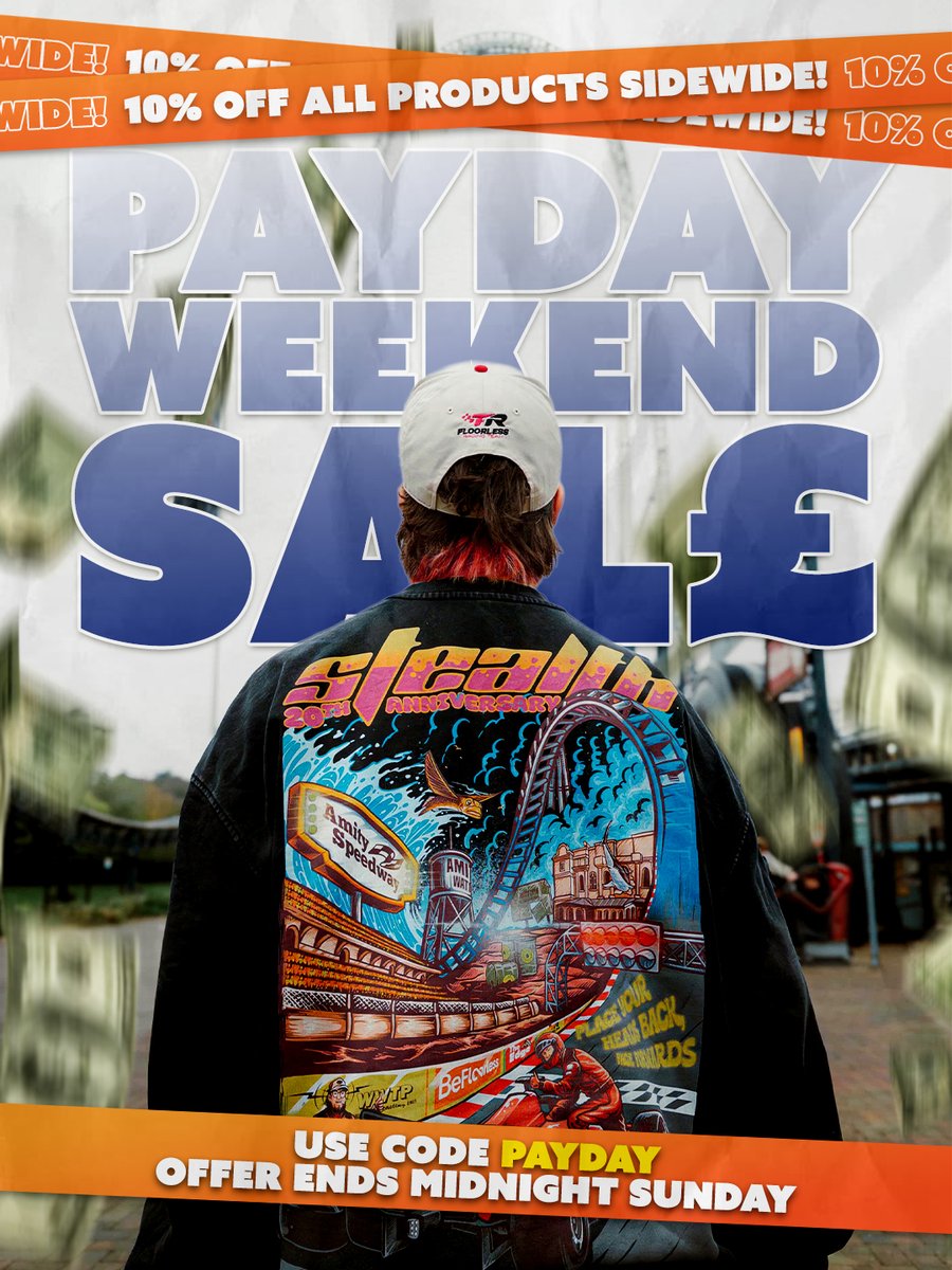 BeFloorless's tweet photo. 🚨 PAYDAY WEEKEND SALE ALERT! 🚨

Save yourself 10% off ALL products sitewide until midnight on Friday 31st May 🔥

Use code 'PAYDAY' at checkout over at https://t.co/PyVbamcWCH - don't miss out!

*Discount cannot be used in conjunction with any other promotion https://t.co/QmxiUbwzQe