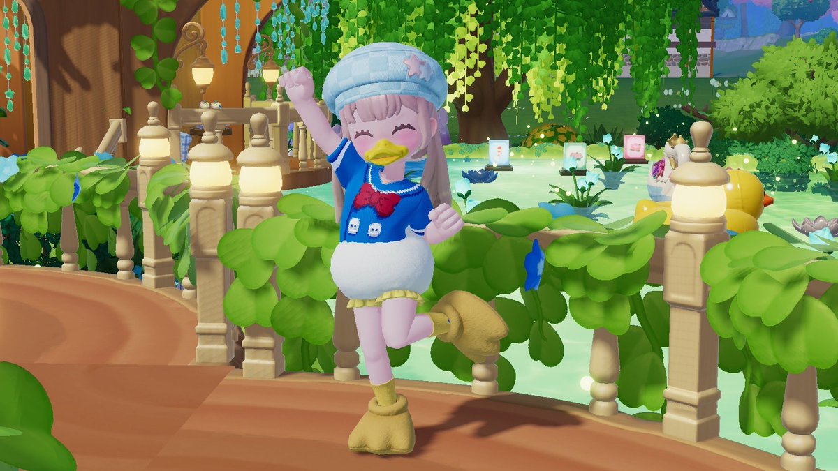 【限定お値下げ】アーティストベア　Little Cottageさま　アヒルちゃん ハートピアのアヒル出るの分かった時から 作りたいと思ってたんだよね