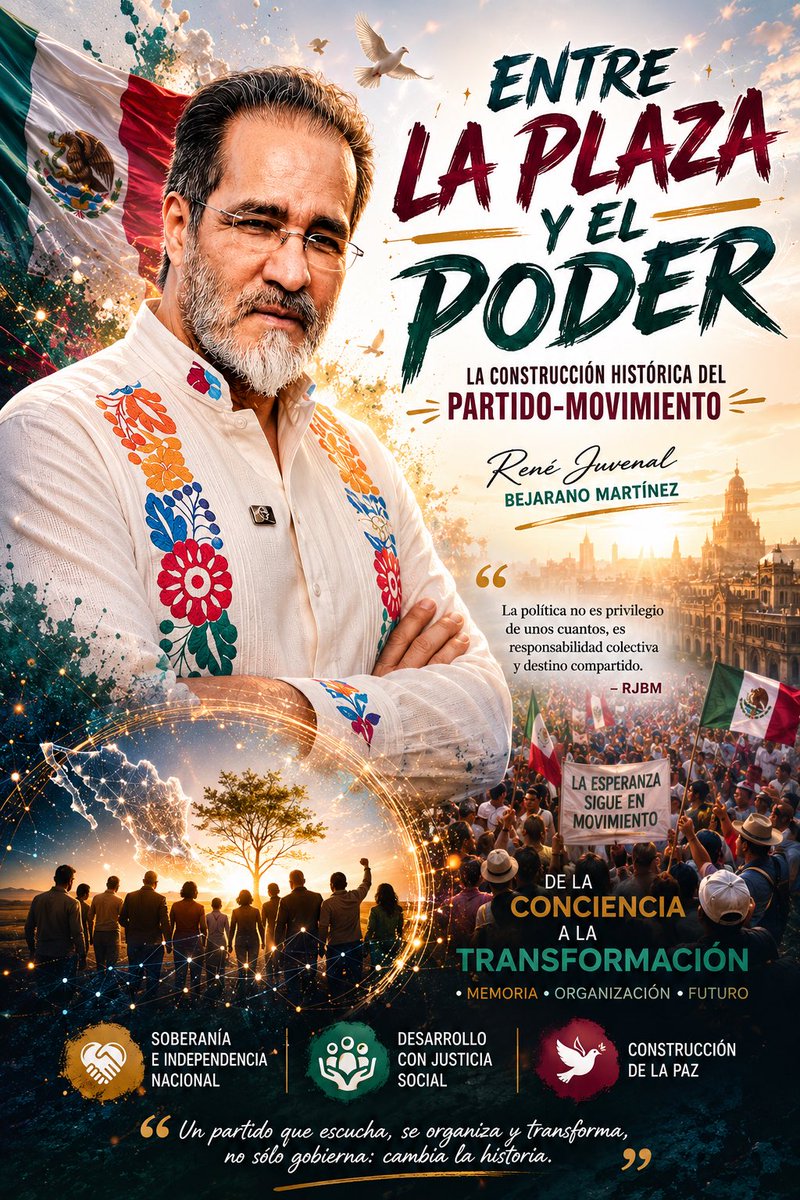 RENE_BEJARANO_M's tweet photo. Entre la plaza y el poder: la construcción histórica del Partido-Movimiento

https://t.co/YaDFacKAHr https://t.co/u0jn9sRcsx