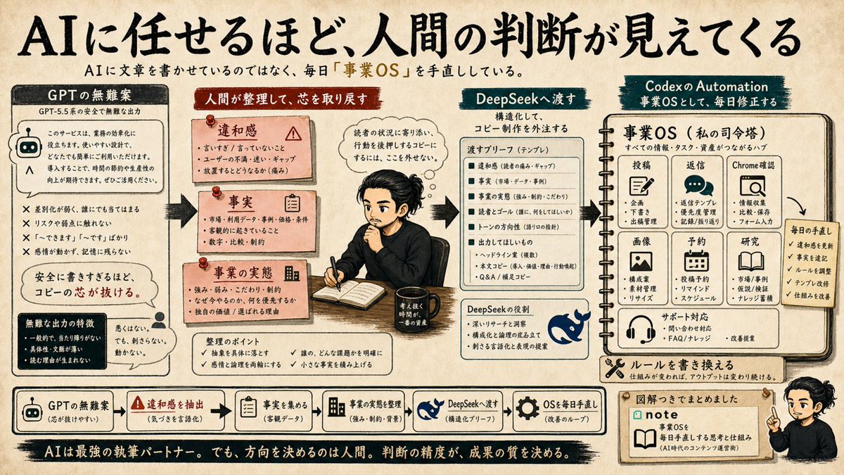 エンドゥ|AIで人生の第二章を仕事に tweet media