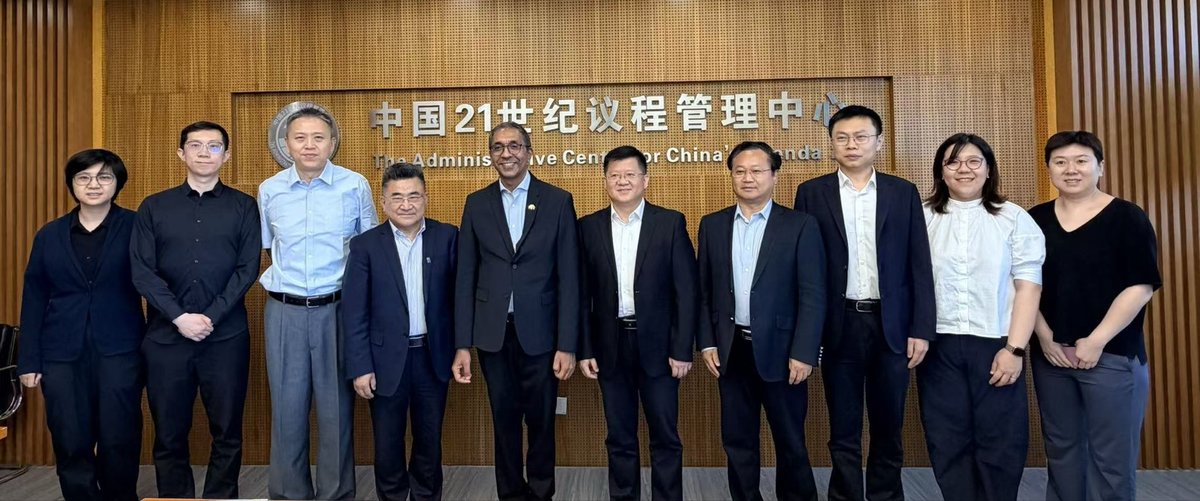 JamesGCGeorge's tweet photo. Great to meet w/ MOST ACCA 21 Acting DG Chen Qizhen &amp; team. A productive discussion on our partnership &amp; shared priorities — accelerating the #SDGs in 🇨🇳, supporting China’s 15 FYP &amp; sharing best practices w/ developing countries worldwide. Strong partnership, stronger impact! https://t.co/3YxckyqSJS