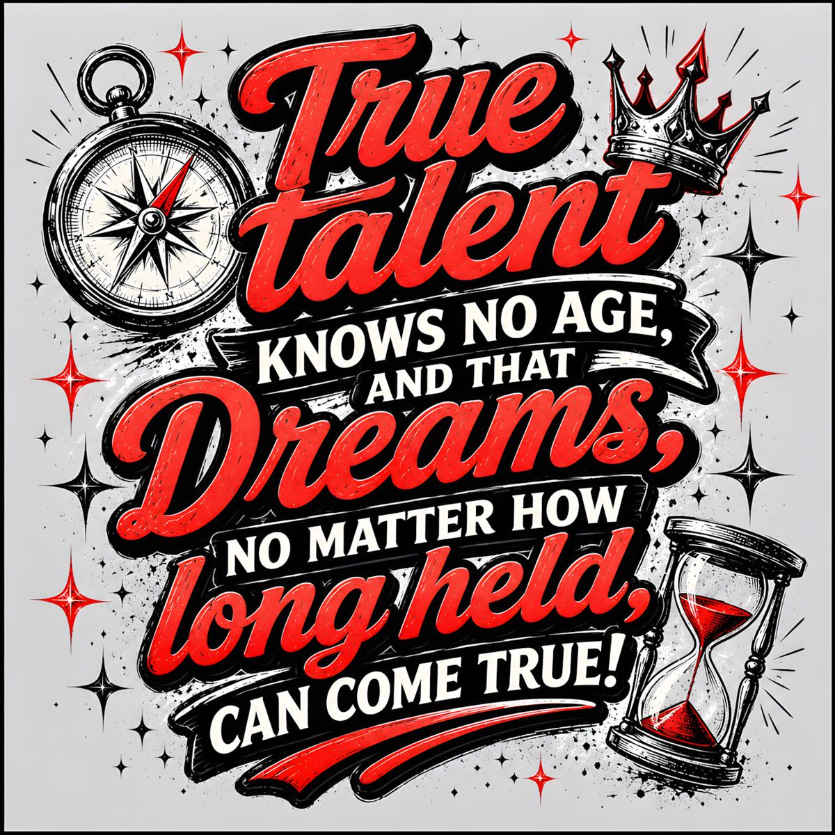 stanfossum's tweet photo. True talent knows no age, and that dreams, no matter how long held, can come true! #Motivation #InspireChange #PositiveMindset #FutureSelf #InspirationalQuotes #Wisdom #LifeLessons #PersonalGrowth #Courage #SelfImprovement https://t.co/nIy8AooD71
