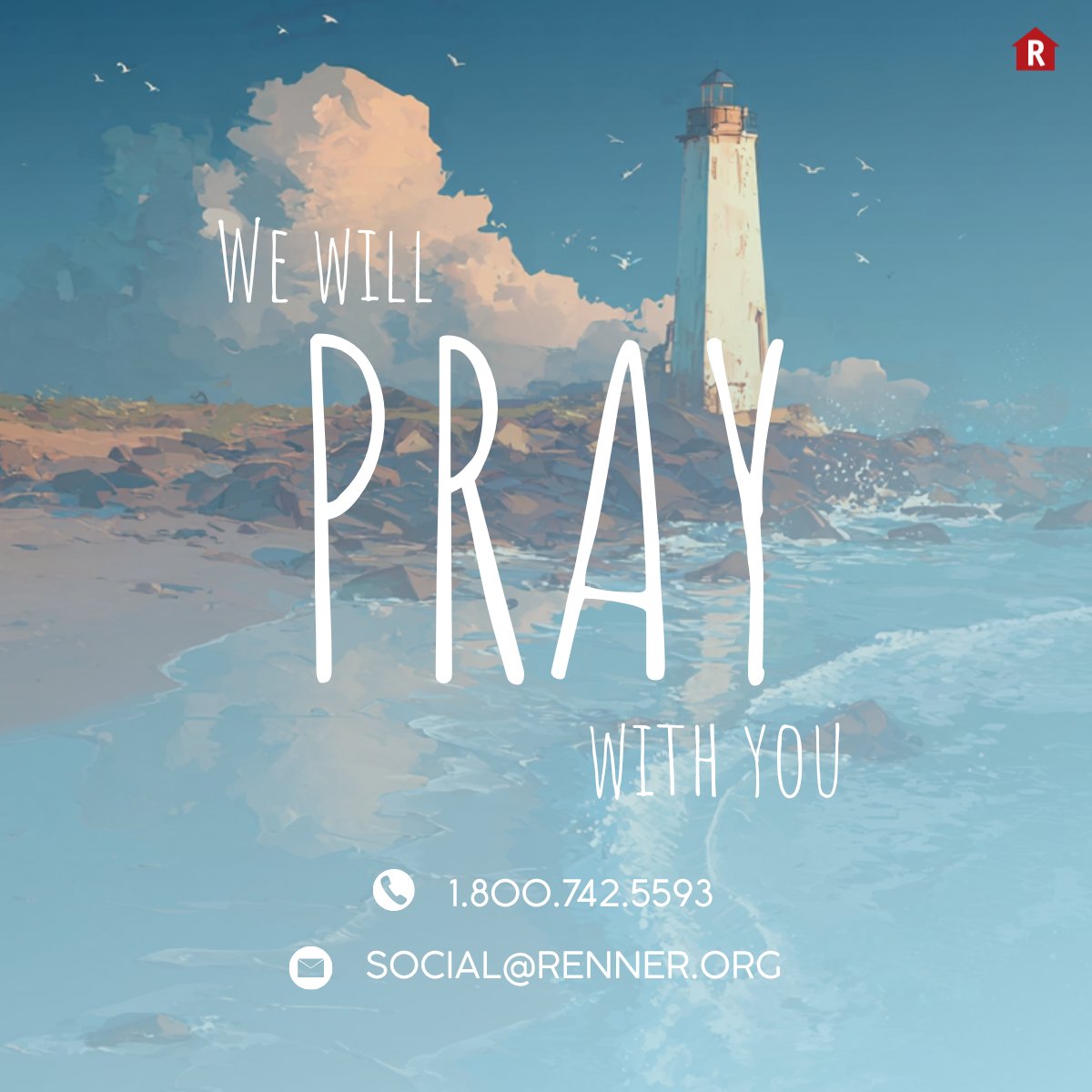 RennerRick's tweet photo. “Father, we thank You in the wonderful name of Jesus for all the people who join us online. We ask You to be with our friends. Lord, we pray that You would teach them to punish the darkness and to drive any hint of evil out of their lives. In Jesus' Name we pray, Amen.”
Friend, our team would be honored to pray with you about anything you may be facing. Please call or write to us at 1.800.742.5593 or social@renner.org.
— Rick Renner