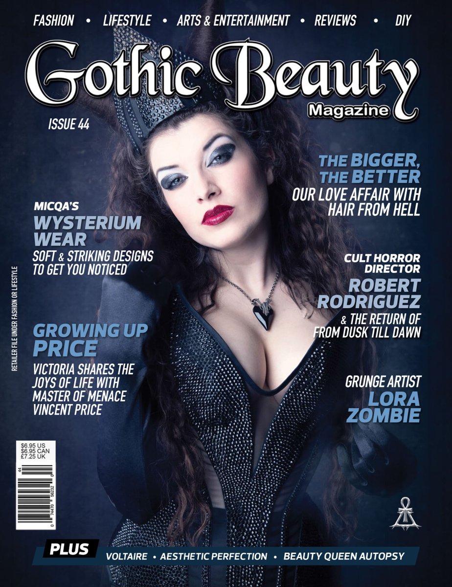 ZinetasticZines's tweet photo. Gothic Beauty Magazine 44 - Digital
https://t.co/6ltOEHUHXi
#AestheticPerfection #BeautyQueenAutopsy #GothicBeauty #IchigoBlack #LondonEdge #LoraZombie #RobertRodriguez #VictoriaPrice #Voltaire #WysteriumWear https://t.co/Nr0liWkl0R