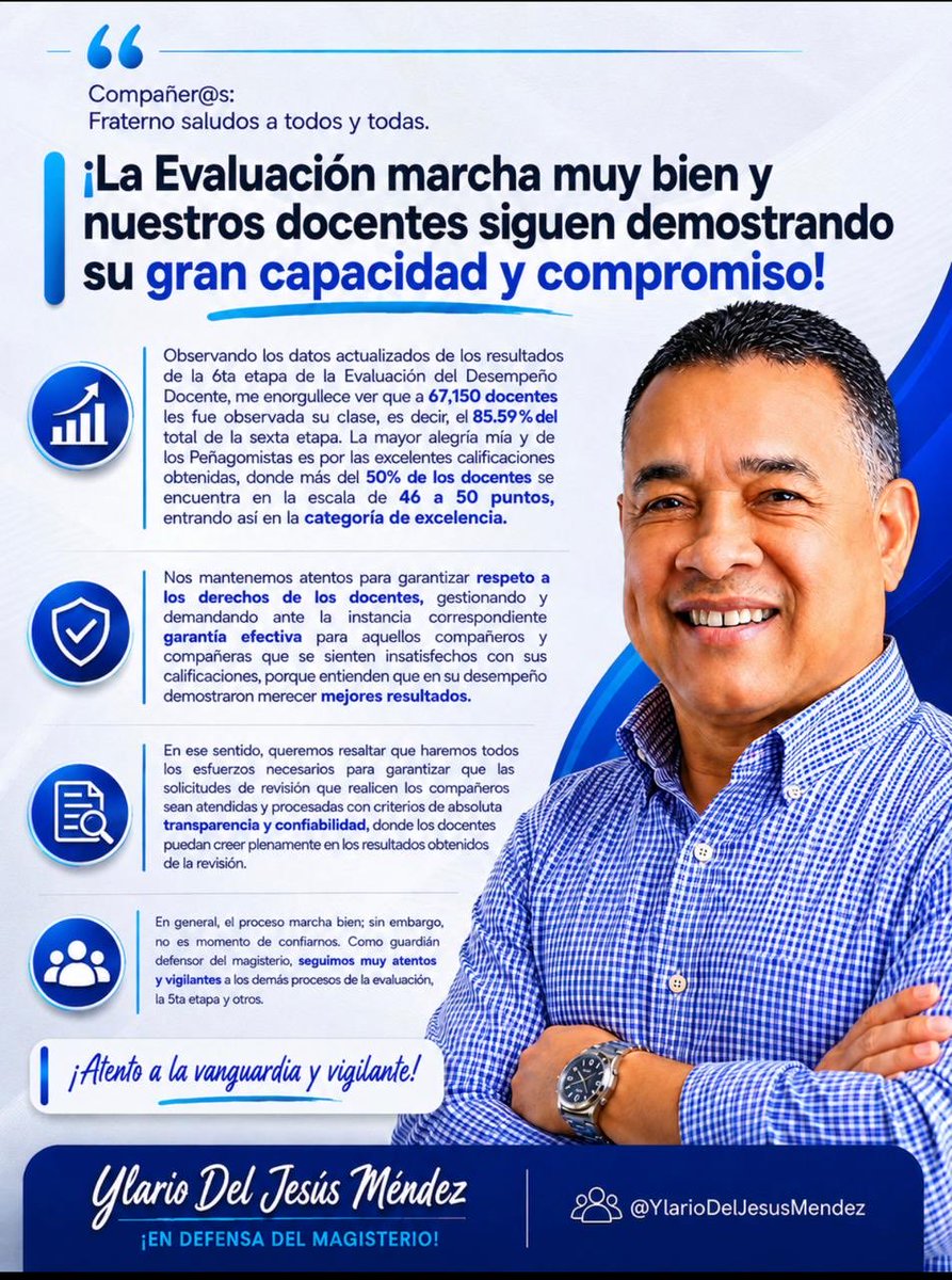 FDLSantos18's tweet photo. .             G R A C I A S.                     Ylario Méndez por ser guardián defensor del magisterio y la educación!! https://t.co/dlBBmCyKU7
