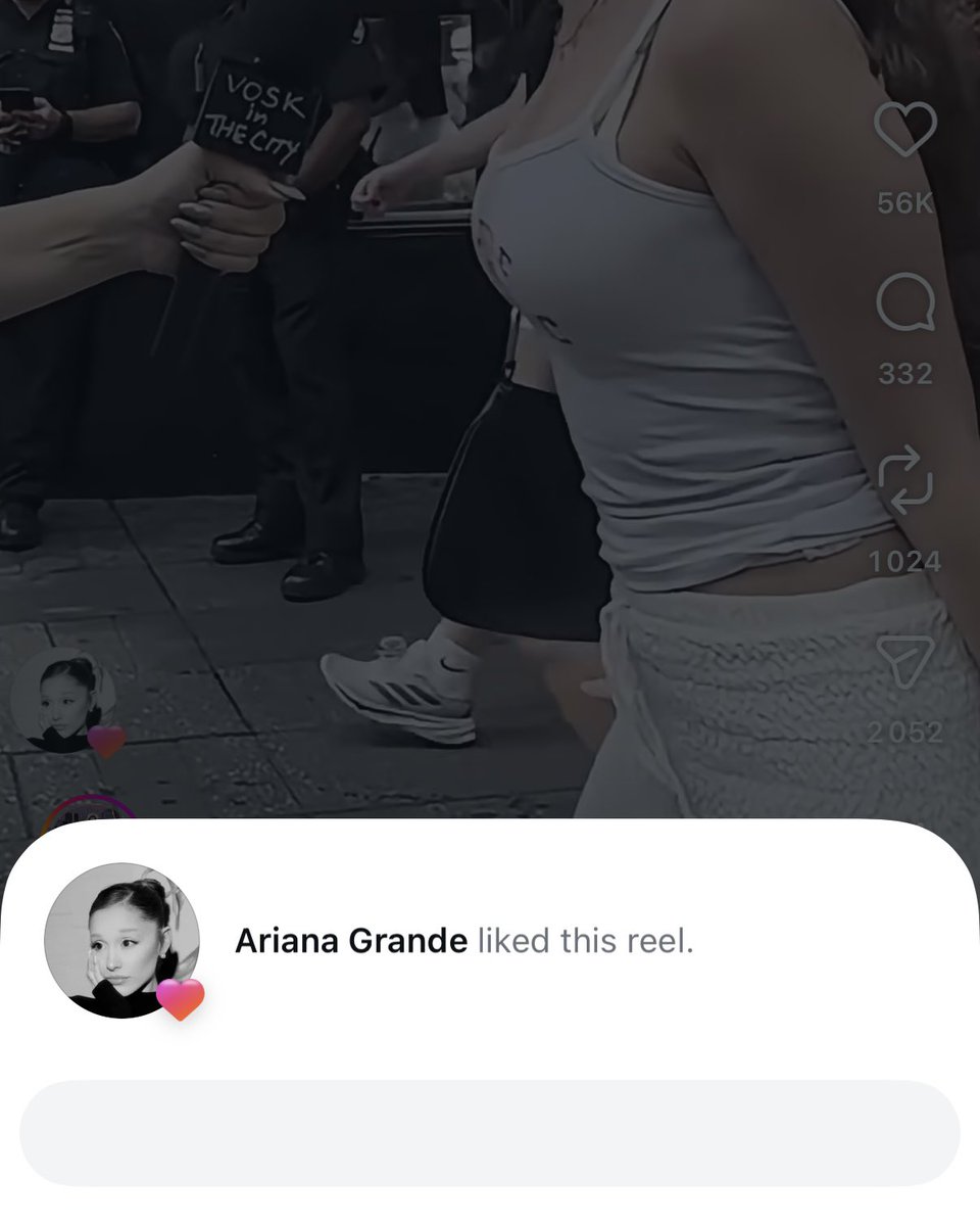 ariana liked tweet media