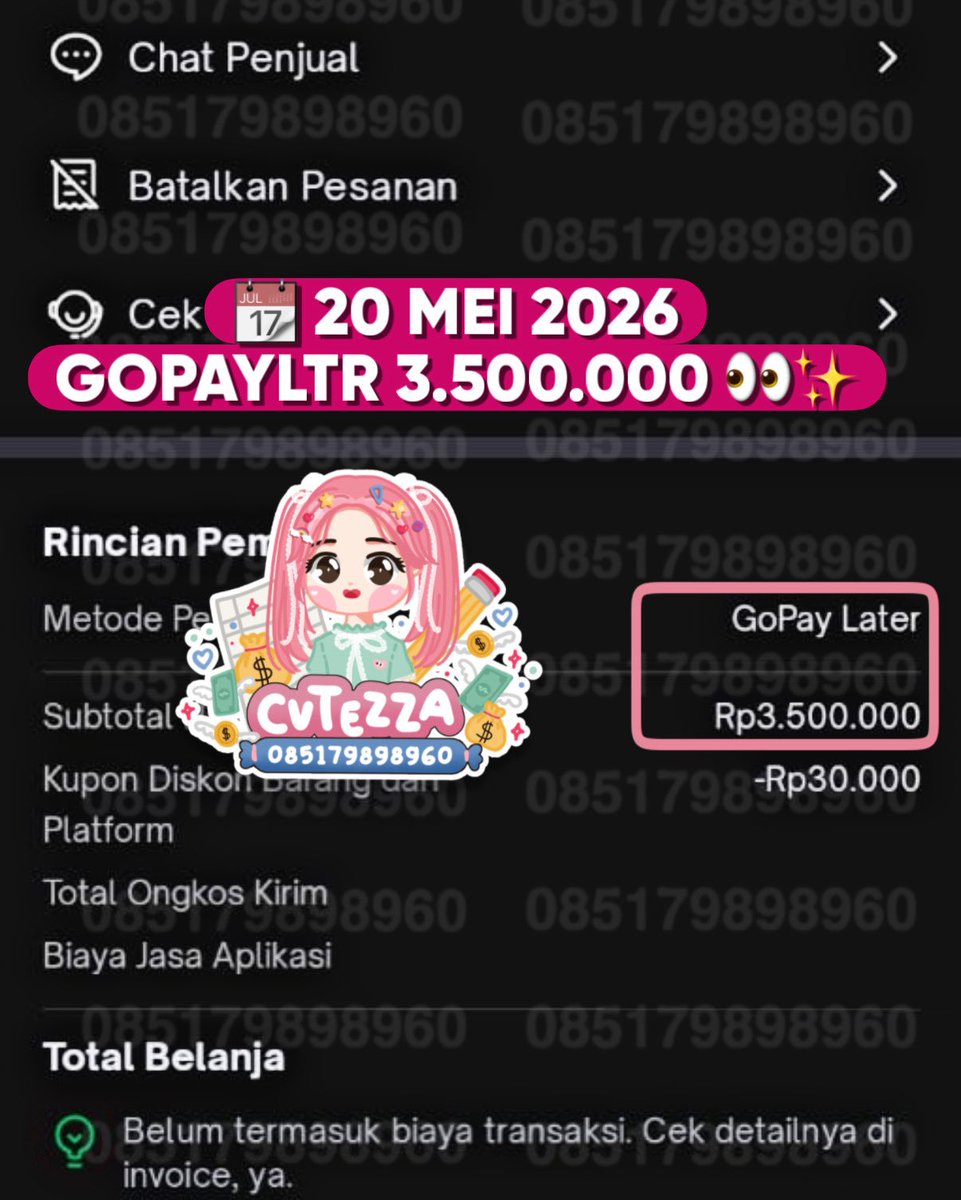 zaadimanamana's tweet photo. ✨ 𝓣𝓮𝓼𝓽𝓲 𝓫𝔂 𝓩𝓪𝓪✨

📅 MEI 2026 — Part 92

꒰ Cair SUPER CEPAT ✨ ꒱

🔍  𝑻𝒓𝒖𝒔𝒕𝒆𝒅 𝑺𝒆𝒍𝒍𝒆𝒓 (𝑬𝒔𝒕. 𝟐𝟎𝟐𝟐)
🔍 Transaksi sat-set, hitungan menit!
🔍 Aman, Nyaman, &amp; Fast tf✨ https://t.co/HdgcajQKN1