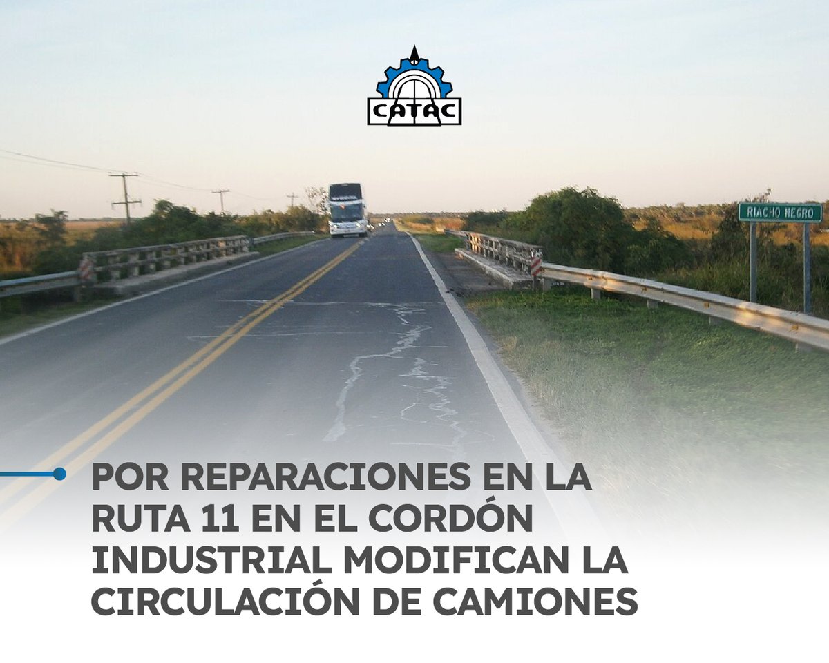 ComunidadCATAC's tweet photo. 🛣️ | COMENZARON LAS OBRAS EN RUTA 11 Y MODIFICAN EL TRÁNSITO DE CAMIONES

Ya rigen desvíos y cambios en la circulación en un tramo clave del cordón industrial santafesino.

Leer Más ➡️ https://t.co/EjrHRrMmsw https://t.co/0wruA97fcP