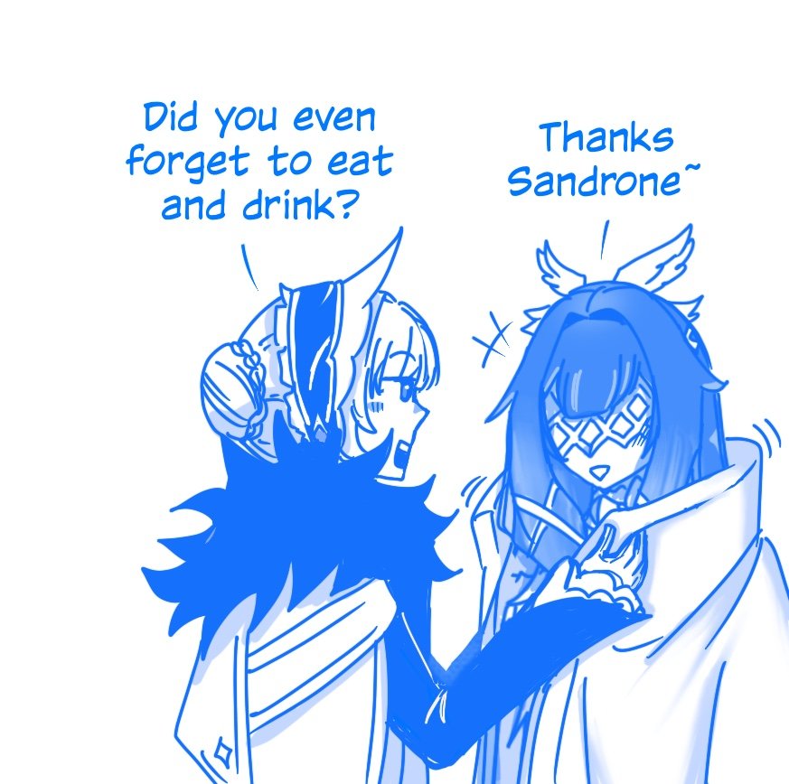justluz1809's tweet photo. Friends reference (1/2)
#columbina #sandrone
#genshinimpact #dottore #pantalone https://t.co/Fdd3cVQqIG