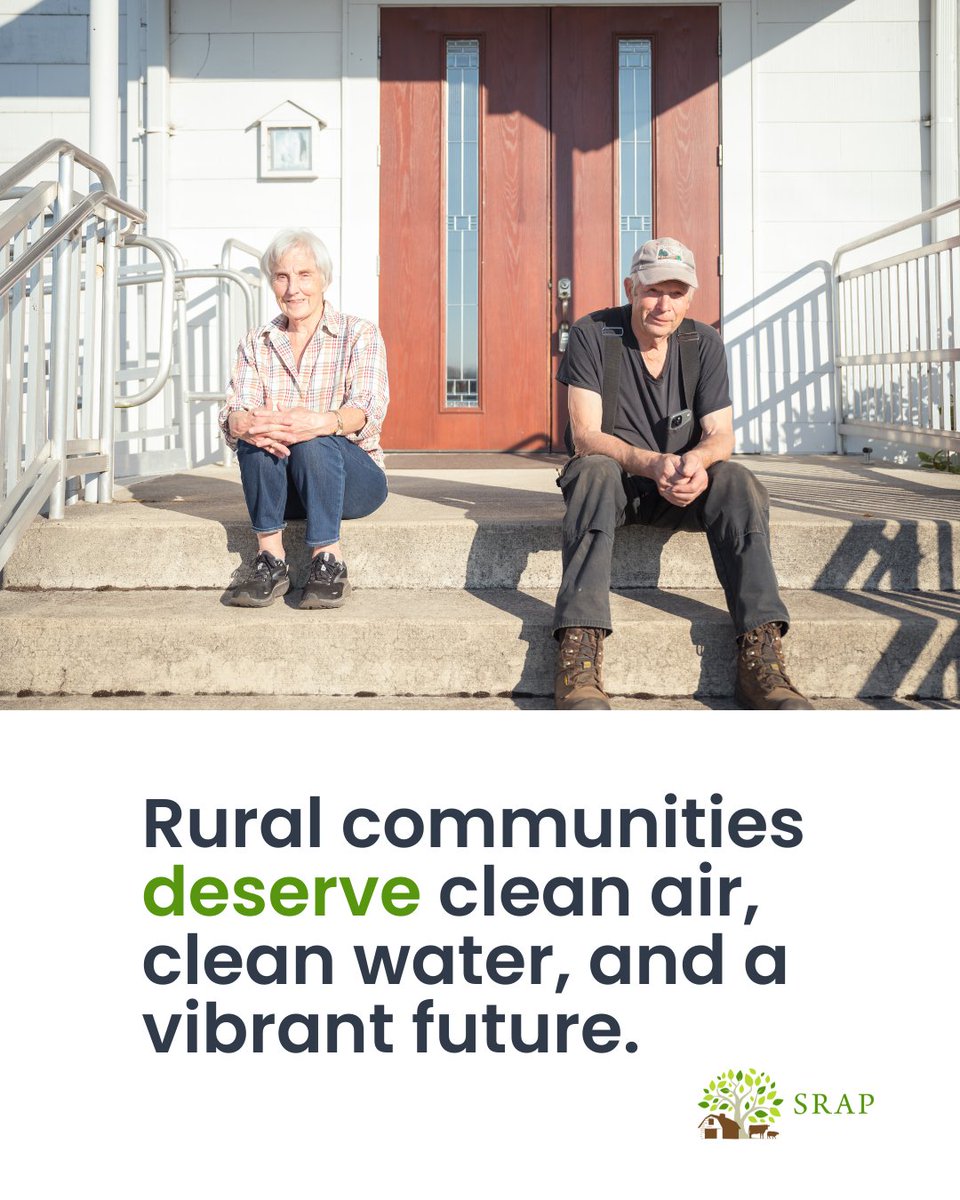 SRAProject's tweet photo. These are real people living with real consequences.

Factory farms don’t just impact animals—they impact neighbors, families, schools, local economies, roads, clean water, public health, and the very fabric of rural communities.

Read why we care: https://t.co/rRJmyhnxkV https://t.co/EXyPRCASY1