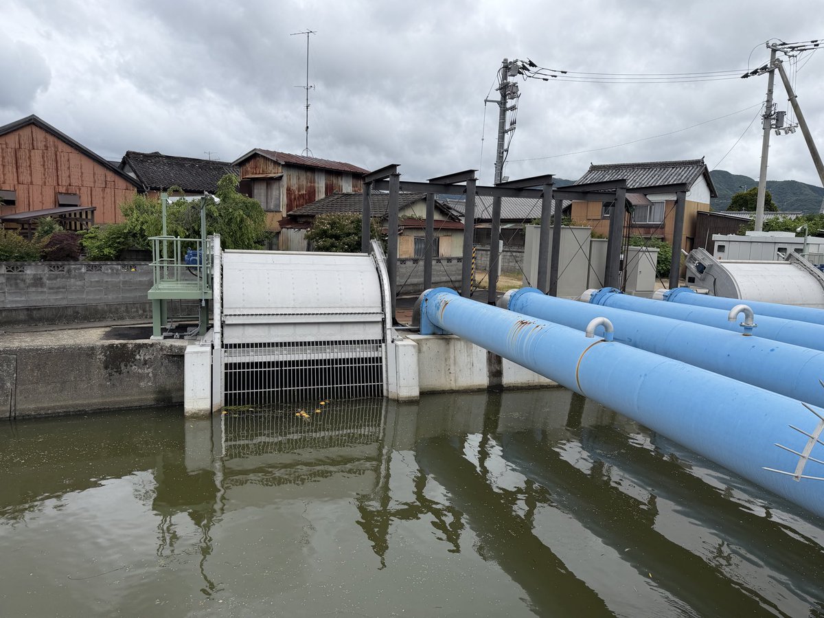 KANBOULab's tweet photo. 環境防災では
流域治水として
排水機場の設計である
ポンプ、除塵機の更新設計も
対応しています。
写真は、完成した除塵機設備です。 https://t.co/U3WLk7ILZO