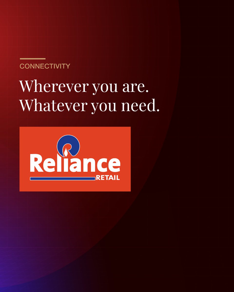 RIL_Updates's tweet photo. #RelianceRetail #DigitalIndia #RIL #GrowthIsLife #MakeInIndia https://t.co/uUwooTpZDW