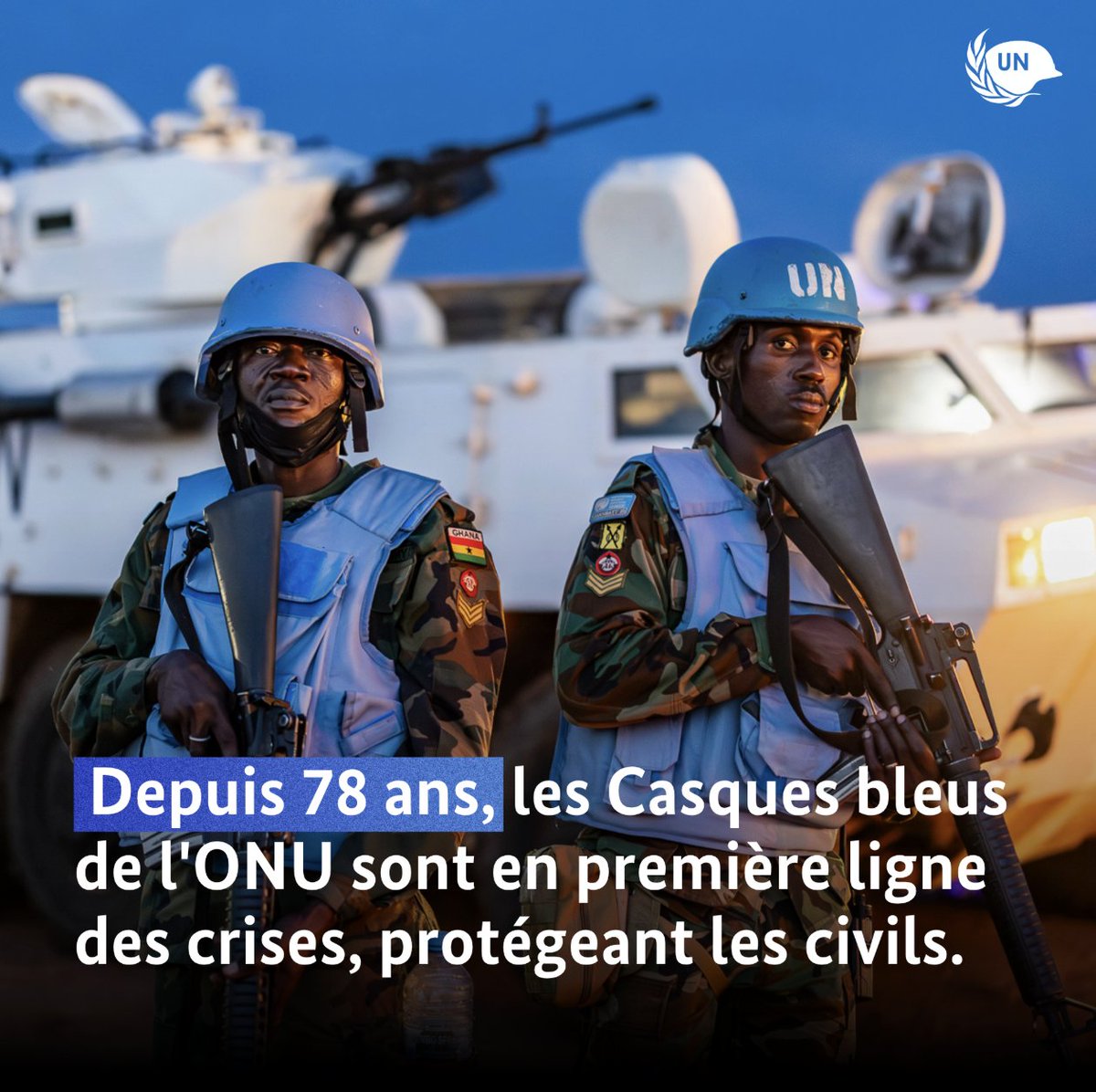 Lacroix_UN's tweet photo. En amont de la Journée des Casques bleus, je tiens à remercier tous ceux &amp; celles qui font le choix, au quotidien, d'investir dans la paix. Je rends hommage à tous les Casques bleus qui servent et ont servi pour la paix et la protection des plus vulnérables. #PKDay #InvestInPeace https://t.co/zW37N4kV8L