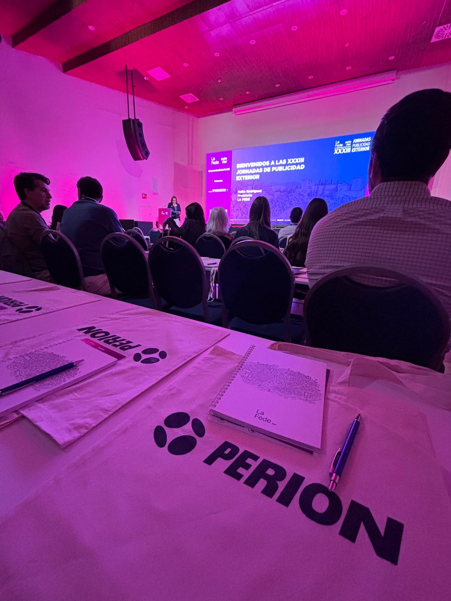 PerionNetwork's tweet photo. The future of OOH is about more than screens; it's about real-world storytelling that performs.

A few valuable days in Granada at the XXXIII Jornadas de Publicidad Exterior reinforced just that. Attention and context are becoming central to planning, measurement technology is moving fast, and programmatic and DOOH continue to grow strongly, yet creativity remains the constant. A great message and strong execution still make all the difference.

Proud to have Perion represented by Miriam Molina Frances and Monica Cuende Rueda.

#PerionOne #LaFede #OOH
