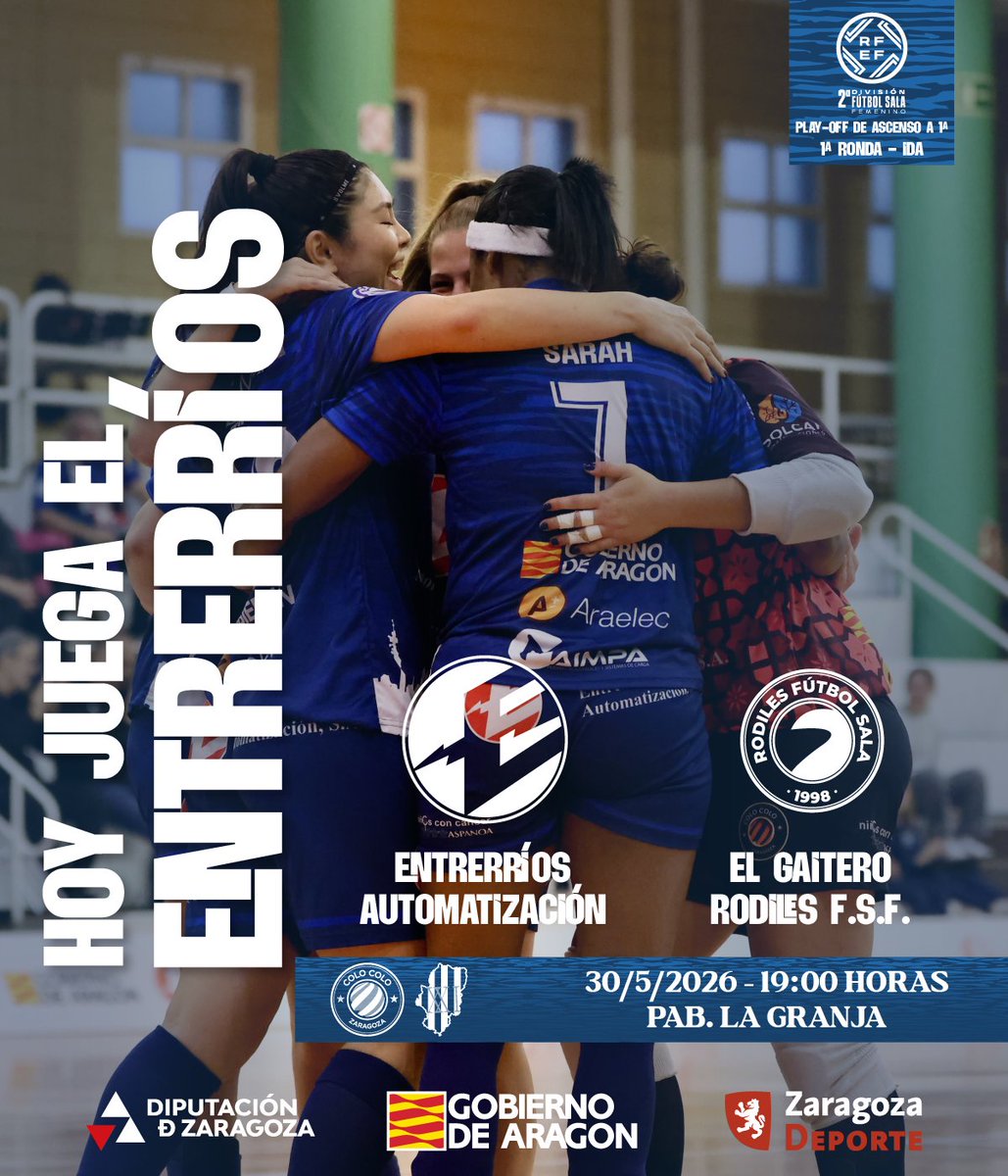 EntrerriosAuto's tweet photo. 🔵 ¡𝐇𝐎𝐘 𝐉𝐔𝐄𝐆𝐀 𝐄𝐋 𝐄𝐍𝐓𝐑𝐄𝐑𝐑Ɩ́𝐎𝐒 𝐀𝐔𝐓𝐎𝐌𝐀𝐓𝐈𝐙𝐀𝐂𝐈𝐎́𝐍ⵑ
🏆 Play-off de ascenso a Primera División
📌 Primera ronda - ida
🆚 El Gaitoer Rodiles
🗓️ 30/5/2026
⌚️ 19:00 horas
📍 Pab. La Granja
ℹ️ https://t.co/sUT94W8TJQ https://t.co/1FN9Nx7tfh