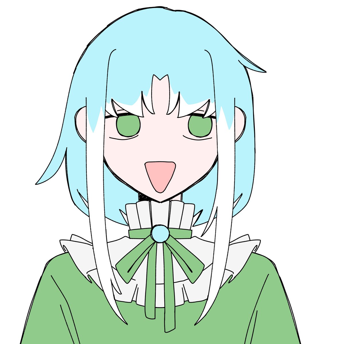 ranu_meruto12's tweet photo. 毎回、描いてて思うんだけど、
首のひらひらのやつ、餃子みたいだなって...。
#wip 
#rkgkㅤㅤㅤ https://t.co/wEm7H4uEBo