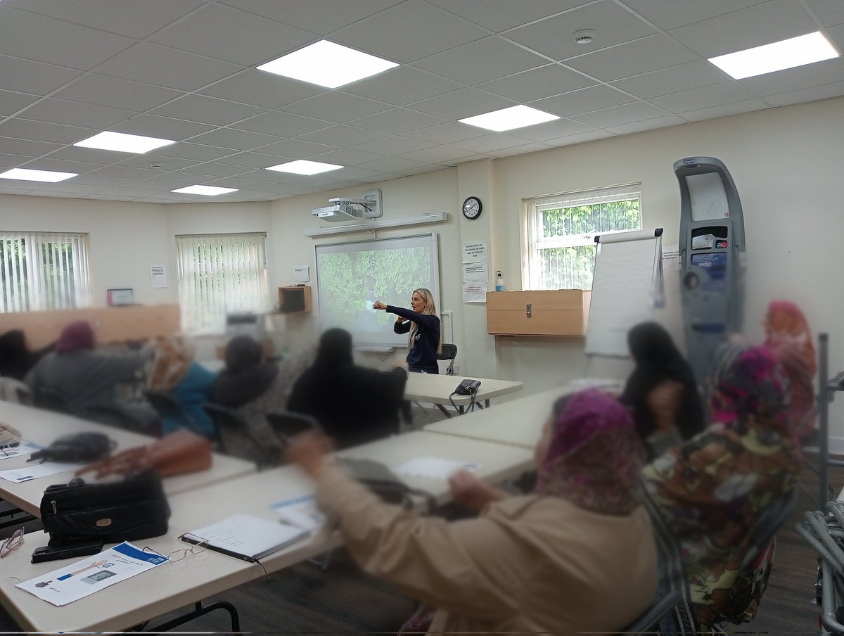 saharainpreston's tweet photo. We were delighted to welcome @pnecommunity team for an engaging session on Blood Pressure Awareness. The team also led light exercises and shared valuable health information with everyone. Thank you to them for raising awareness and supporting our community. https://t.co/qUpboIJ29a