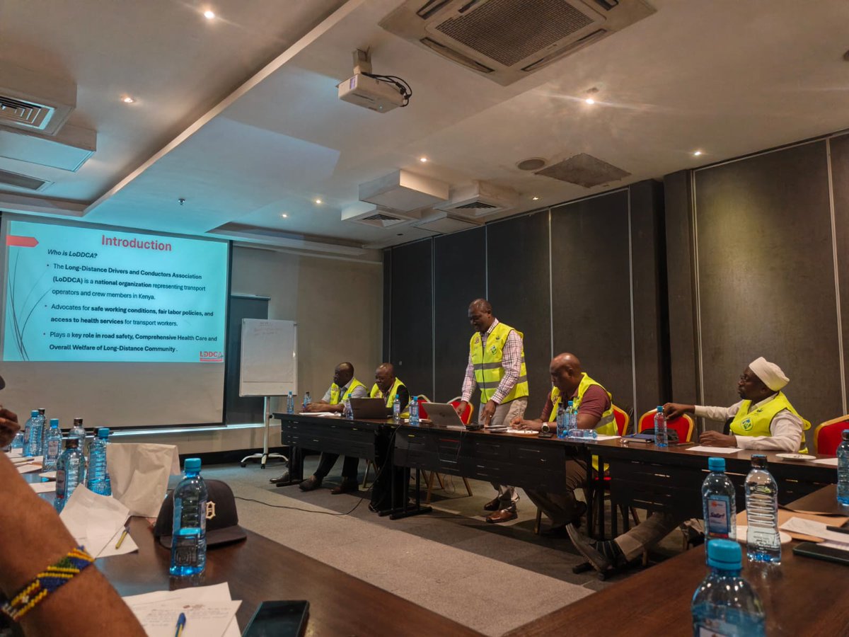 loddca's tweet photo. Today our leadership joined @tawukenya leadership forum as guests to discuss strategic collaboration, shared advocacy and partnerships for the welfare of long distance transport workers.
@adenaohscenter @NSSF_ke @DOSHS_KE @princegershom_ https://t.co/wKvHt2E40O