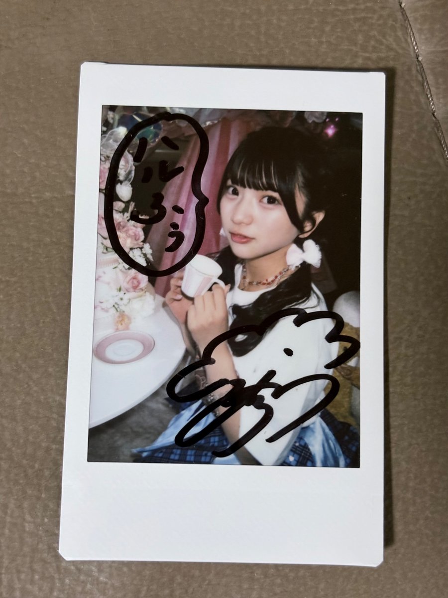 久保姫菜乃　AKB48 春コン2026 チャンスくじ K賞 直筆サイン入りチェキ 2026.04.30 オンラインサイン会 いつもと違ったサインチェキ届くの