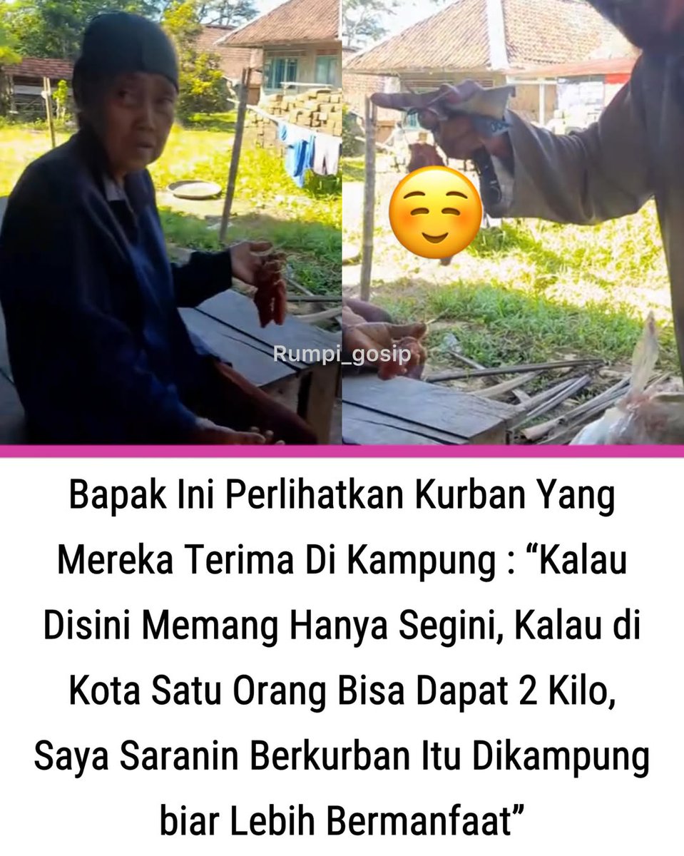 venomarka's tweet photo. Ayo nanti kita berqurban di desa-desa ya 🥺 https://t.co/u8Bnxt0bcH
