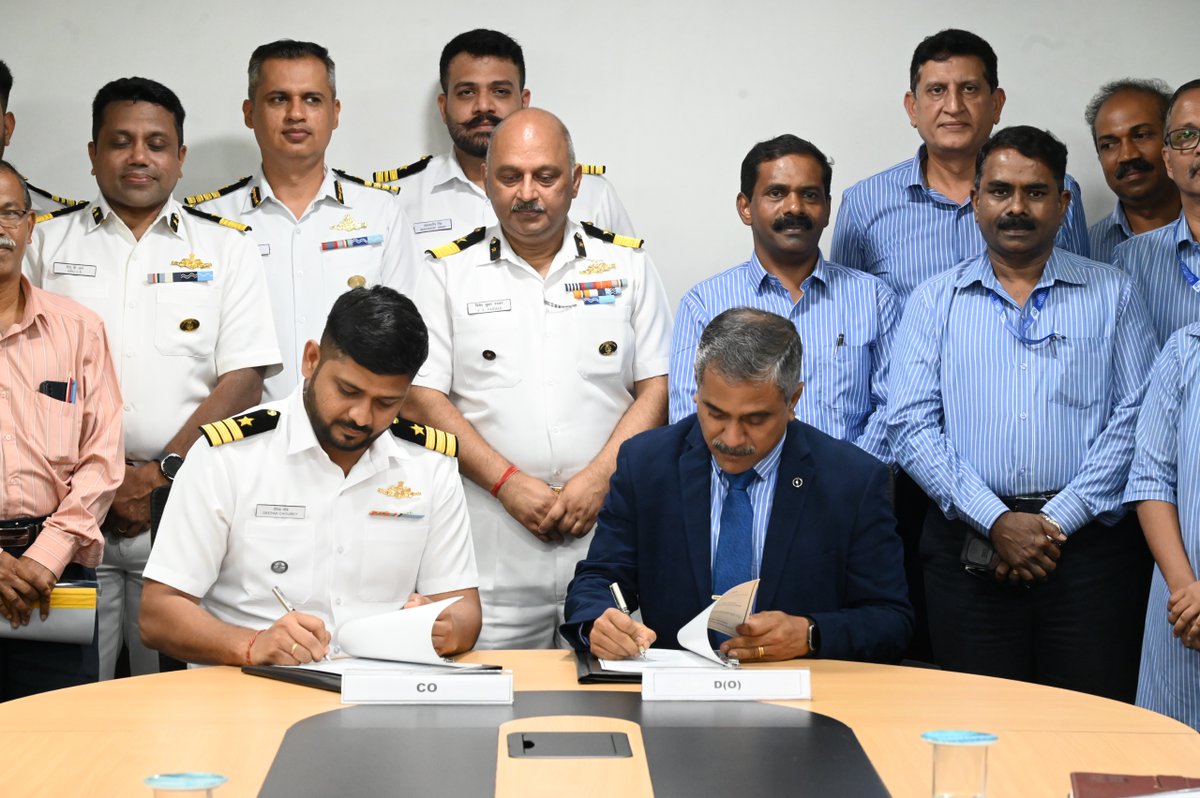 goashipyardltd's tweet photo. #ICGSAkshay (Yard 1273), the 5th of 8 Fast Patrol Vessels (FPVs) indigenously designed & built by Goa Shipyard Limited (#GSL), was proudly handed over to @IndiaCoastGuard today.

Equipped with advanced CPP propulsion, high-end systems & having over 65% indigenous content, these FPVs boost India’s #MaritimeSecurity, enabling EEZ patrol, anti-smuggling, anti-piracy & SAR operations.

This milestone reflects GSL’s unwavering commitment to #AtmanirbharBharat& #MakeInIndia, reinforcing India’s shipbuilding excellence and capability in delivering cutting-edge defence platforms.

#Defence #ICG #IndianShipbuilding