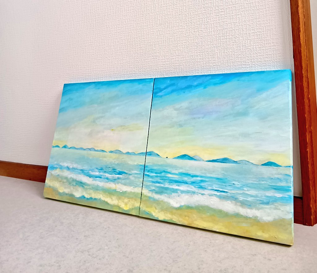 sakimurai's tweet photo. 暑くなってきて海の色がますます青くなってきました🩵最近教習所に通い始めました。一生運転する事の無い人生だと思っていたので不思議です🚗いろいろな転換期。。楽しもう！ https://t.co/I8ZINh4m6e
