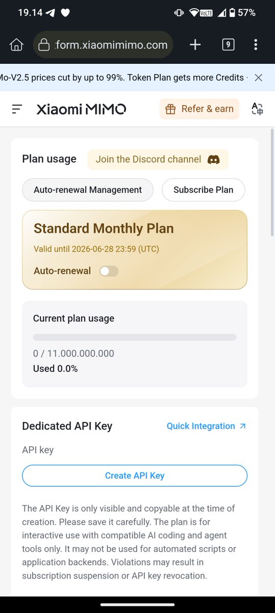 LunarisXyx's tweet photo. Giveaway Apikey 11B token Mimo 3biji

Pemenang dipilih
Setelah 24jam by @grok

Coment bebas + follow + repost

Pemenang we kasih email + password ( bisa auto - renewal ) cuma bayar 0.01$ kalo habis 

Good luck, YMMA https://t.co/j9heBPEvDO