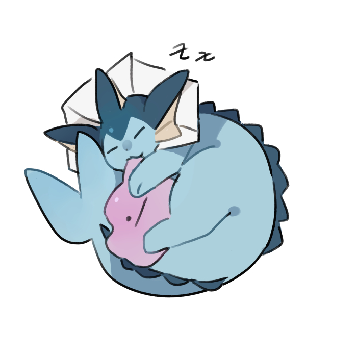 torank_cdk's tweet photo. メタモンとシャワーズ https://t.co/dVUYkpPlOE