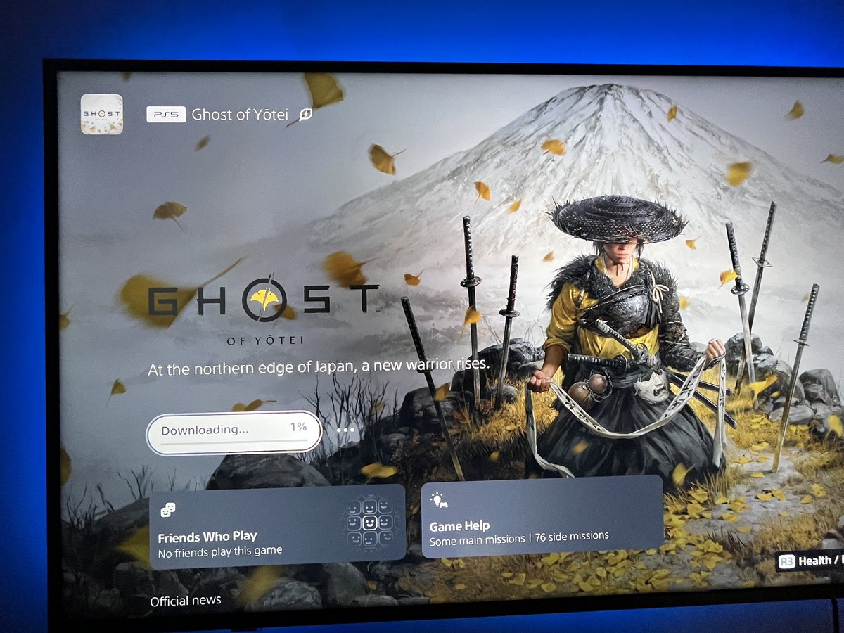 mrunal110's tweet photo. Already late, but my expectations are so high after completing Ghost of Tsushima. @SuckerPunchProd https://t.co/oQVOpZuuMU