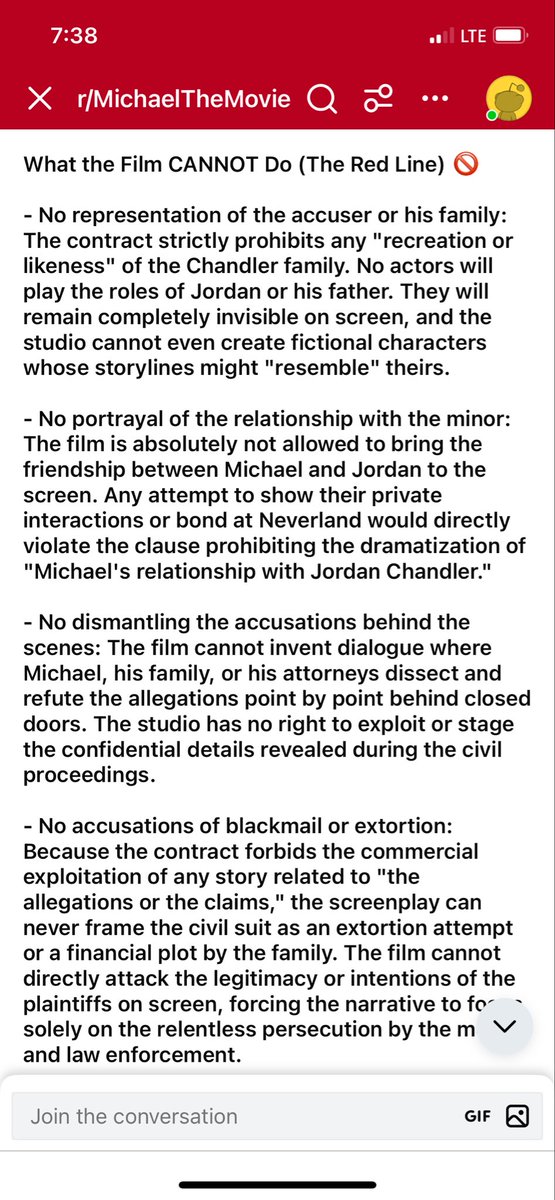 SunshineMJ5's tweet photo. Here’s a list of things the part 2 of the Michael movie can and can’t do regarding the 93 case https://t.co/J3j8LDI5jn