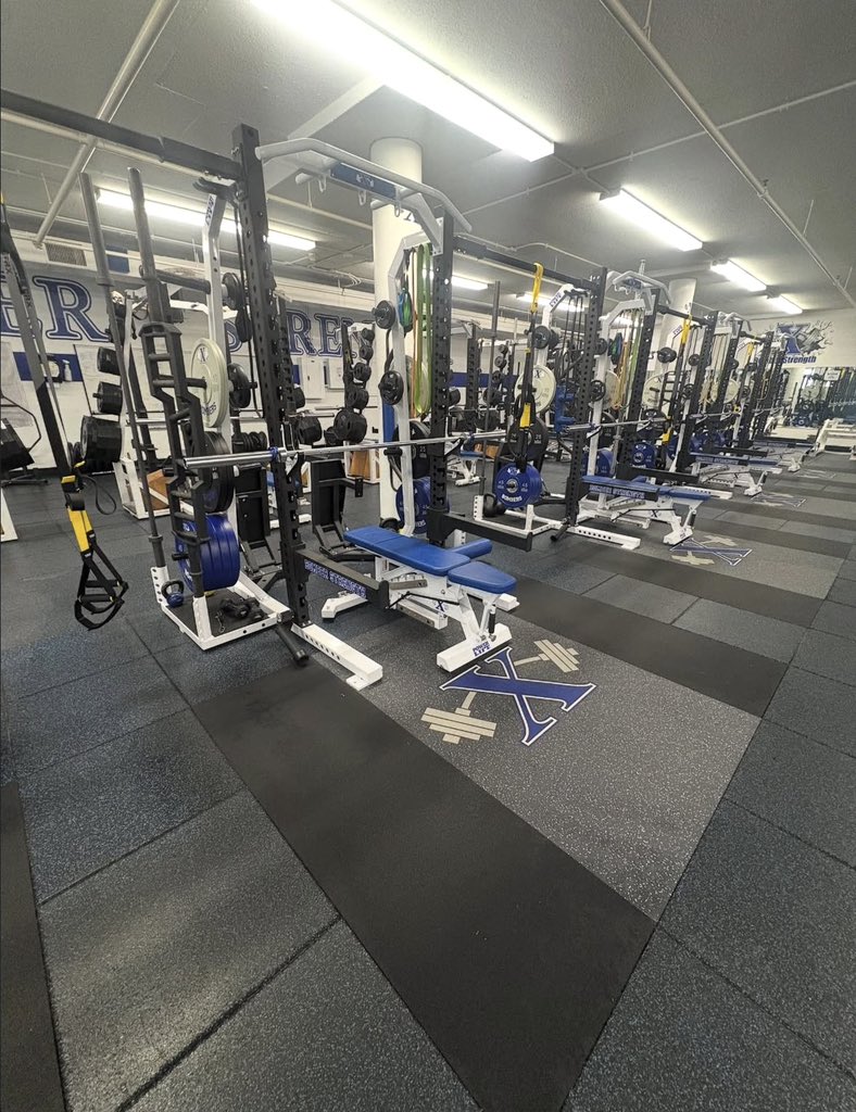 stxsports's tweet photo. Bomber Strength just got a major upgrade!

Thanks to the incredible support of our St. Xavier Athletic Boosters, our weight room is now equipped with new racks, bikes, weights, signage, and more.

Creating an even better space for our student-athletes to train, compete, and grow. https://t.co/szROIwjYnO