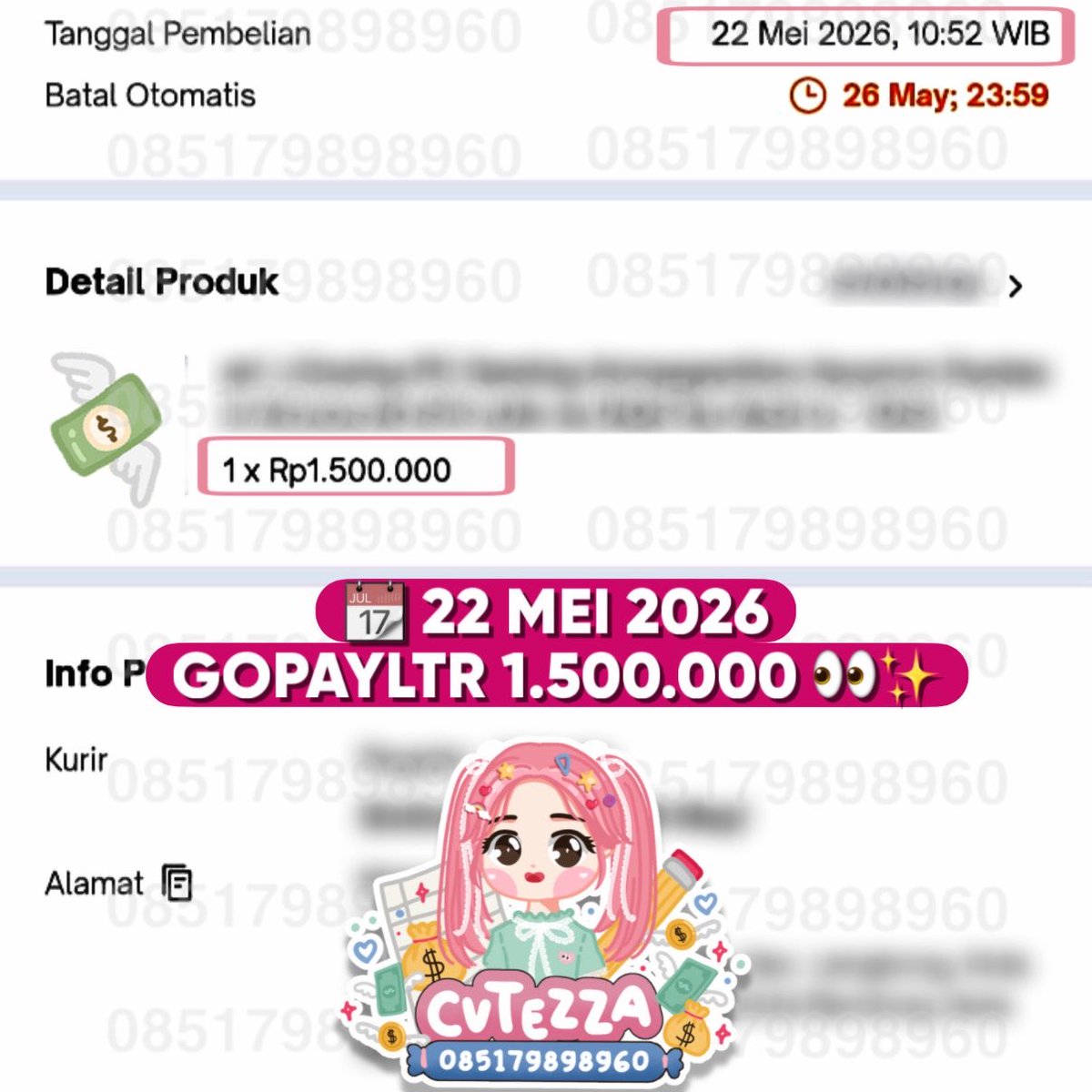 zaadimanamana's tweet photo. ✨ 𝓣𝓮𝓼𝓽𝓲𝓶𝓸𝓷𝓲 𝓫𝔂 𝓩𝓪𝓪 ✨

📅 MEI 2026 — Part 94

꒰ 𝑪𝒂𝒊𝒓 𝑭𝒂𝒔𝒕  🐟 ꒱

🐟 𝑻𝒓𝒖𝒔𝒕𝒆𝒅 &amp; 𝑺𝒂𝒇𝒆
🐟 Fast respon + proses kilat ⚡️
🐟 17.000+ testi since 2022 🫶🏻 https://t.co/9Y7TKWGOVN