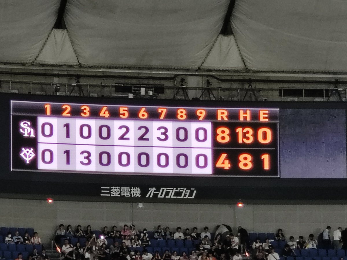 yazjack's tweet photo. まけほ一😭　情けない試合だな。
チ一厶として機能していない。進塁打は打たないし、バントもできない。お見合いする。投手に打たれる。押し出し。悲惨すぎる。厳しさが無いよ。希望はティマかな。
普通の外野手なら同点だった。帰ります。 https://t.co/8NwR8Z07XE