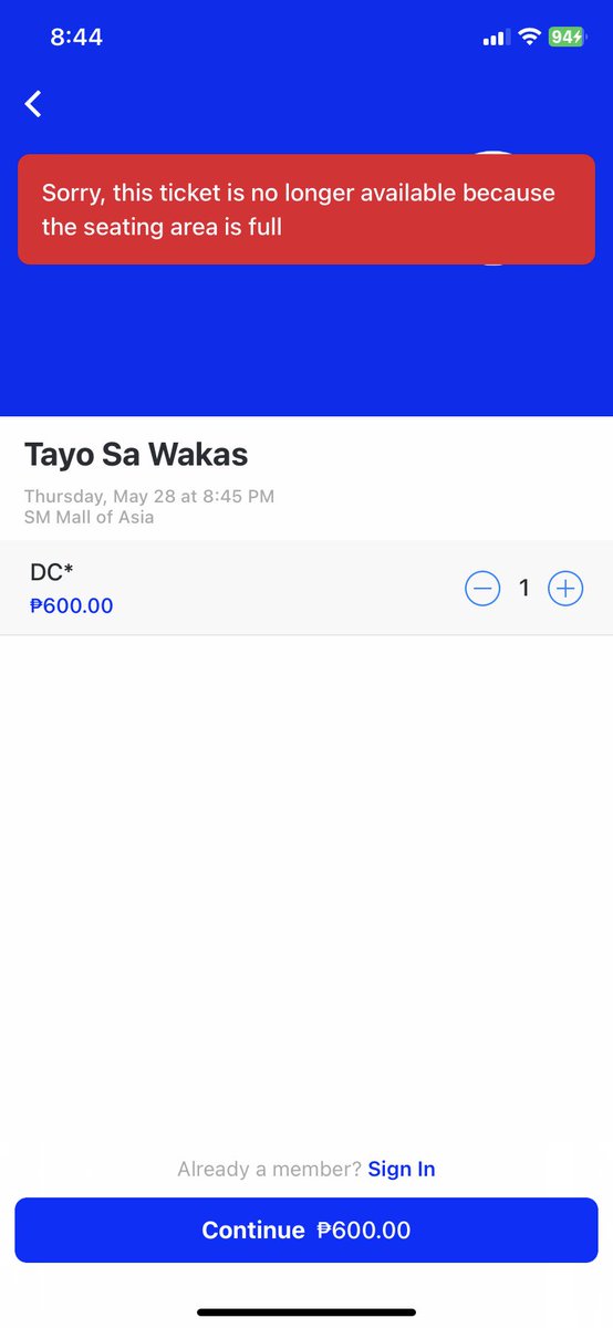 kapoykapoy's tweet photo. SM MOA 8:45 PM Sold Out! 🥺

TAYO SA WAKAS NOW SHOWING 
#DonBelle
#DonnyPangilinanAsCisco
#BelleMarianoAsCheska https://t.co/AHlcQoeuUw