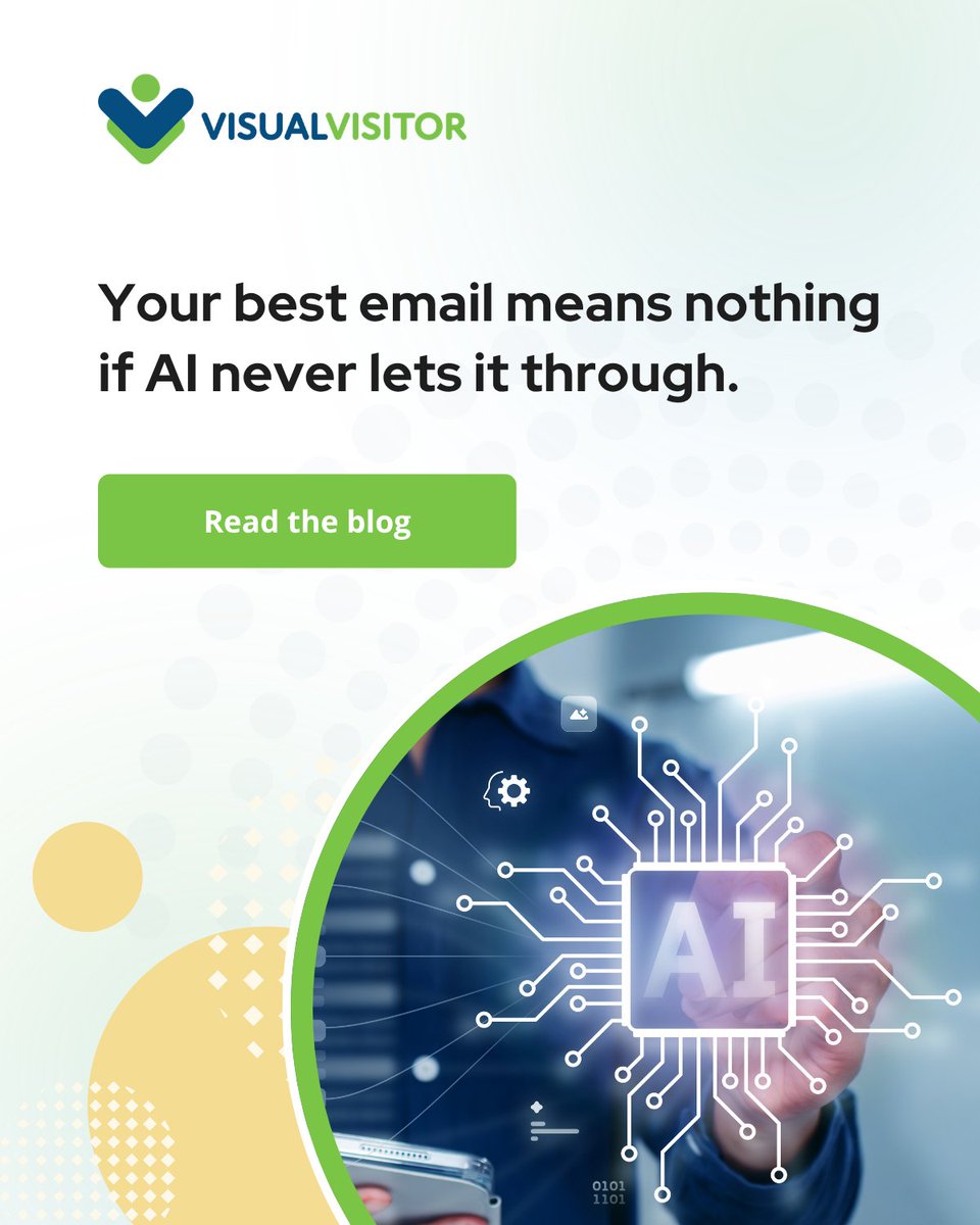 Visual_Visitor's tweet photo. Most marketers focus on opens and clicks.

But the real battle? Getting into the inbox.

Today, AI decides that.

It’s not about sending more emails—it’s about being a sender algorithms trust so your emails actually land.
https://t.co/PI3yJjihaC https://t.co/sjyK1ilgGv