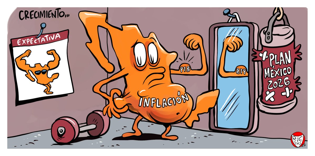 monerorictus's tweet photo. "Crecimiento". Cartón publicado en @ElFinanciero_Mx https://t.co/xlQbYjalwC