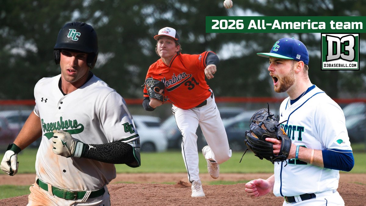 d3baseball's tweet photo. The @D3baseball All-American Team: https://t.co/z31Qv0BKFk #d3baseball #d3p https://t.co/xxTYrXM0xX