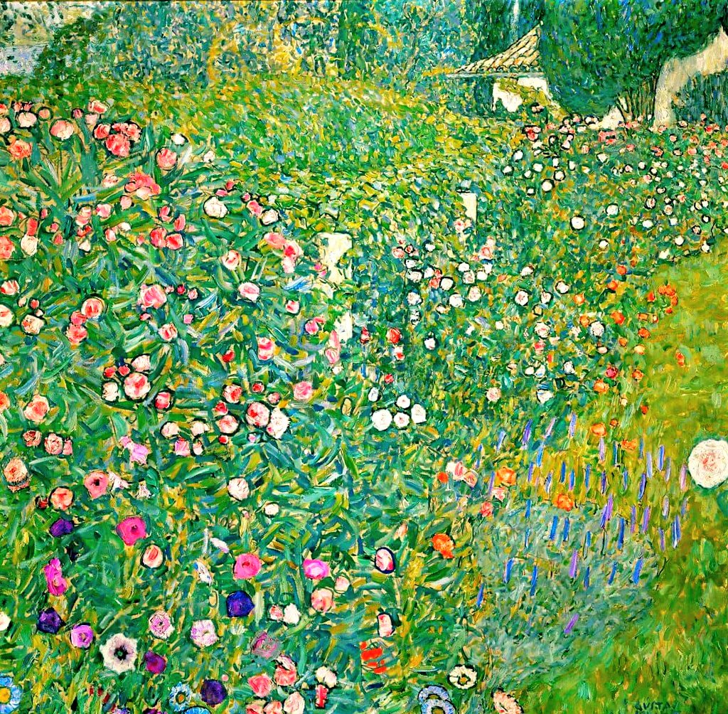 impression_ists's tweet photo. Klimt's Gardens https://t.co/xgGzjVpc9p
