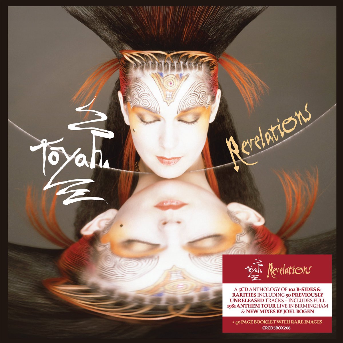 toyahofficial's tweet photo. 🎉 Out 21 Aug via @CherryRedGroup, Revelations is a collection of B-Sides + rarities from Toyah’s recording history for the Safari label on 2 exciting formats. 22-track 2LP on Grey Smoke vinyl / 102-track 5CD Box Set feat 50 unreleased tracks 🩵 Pre-order https://t.co/jfYi29rJh7 https://t.co/e70S0oEYsd