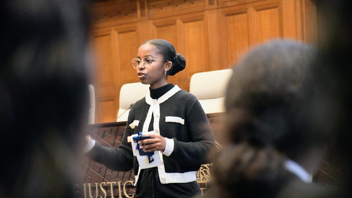 StrathmoreLaw's tweet photo. “When it comes to international law, the world operates as if it’s in a group project.” 

Sandra Bucha, our @StrathmoreLaw, May Alumni of the Month, currently serving as International Justice in Africa Associate at @amnesty.

Read her full story: https://t.co/k838pj08Na https://t.co/FA02DJ7Uhu