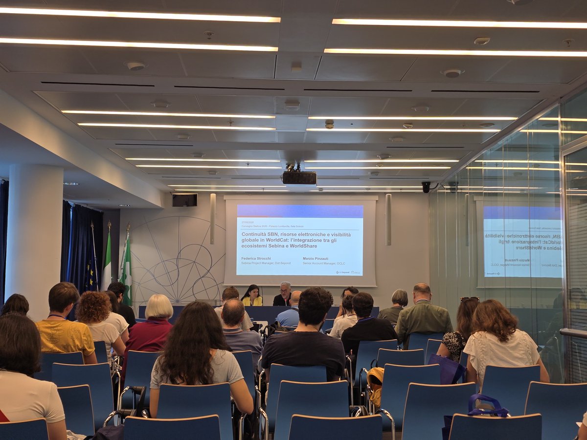 OCLC_IT's tweet photo. Ripensiamo a un ottimo Convegno Stelline, Bibliostar. Grazie per essere passati al nostro stand o per aver partecipato al workshop con Dot Beyond.

https://t.co/7tgKcF05mO https://t.co/gN0gmPvcsf