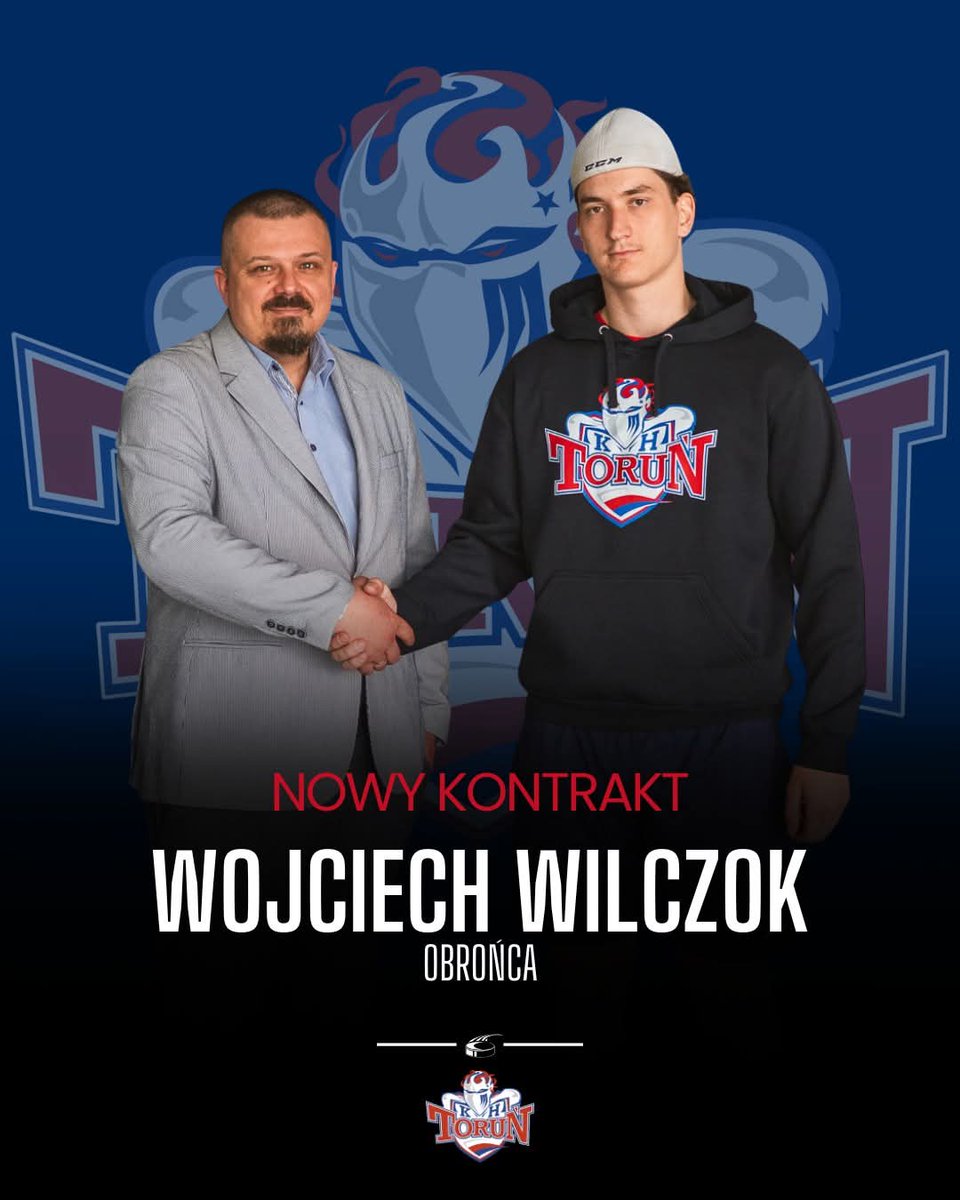 JurzystaMarcin's tweet photo. Młody, ambitny i z reprezentacyjnym doświadczeniem 🇵🇱🏒
Wojciech Wilczok dołącza do KH Energa Toruń. Witaj w grodzie Kopernika, Wojtek!

@PZHL @torunskihokej https://t.co/Hk5jFFca7H