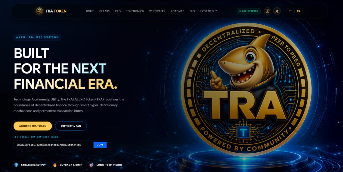 tratoken's tweet photo. 🚀 Our website is beautiful, in two languages, and online!

So let's spread the word so more people can learn about and become interested in our project!

👉 https://t.co/IwMlpokbRl https://t.co/mqWl2BNArr