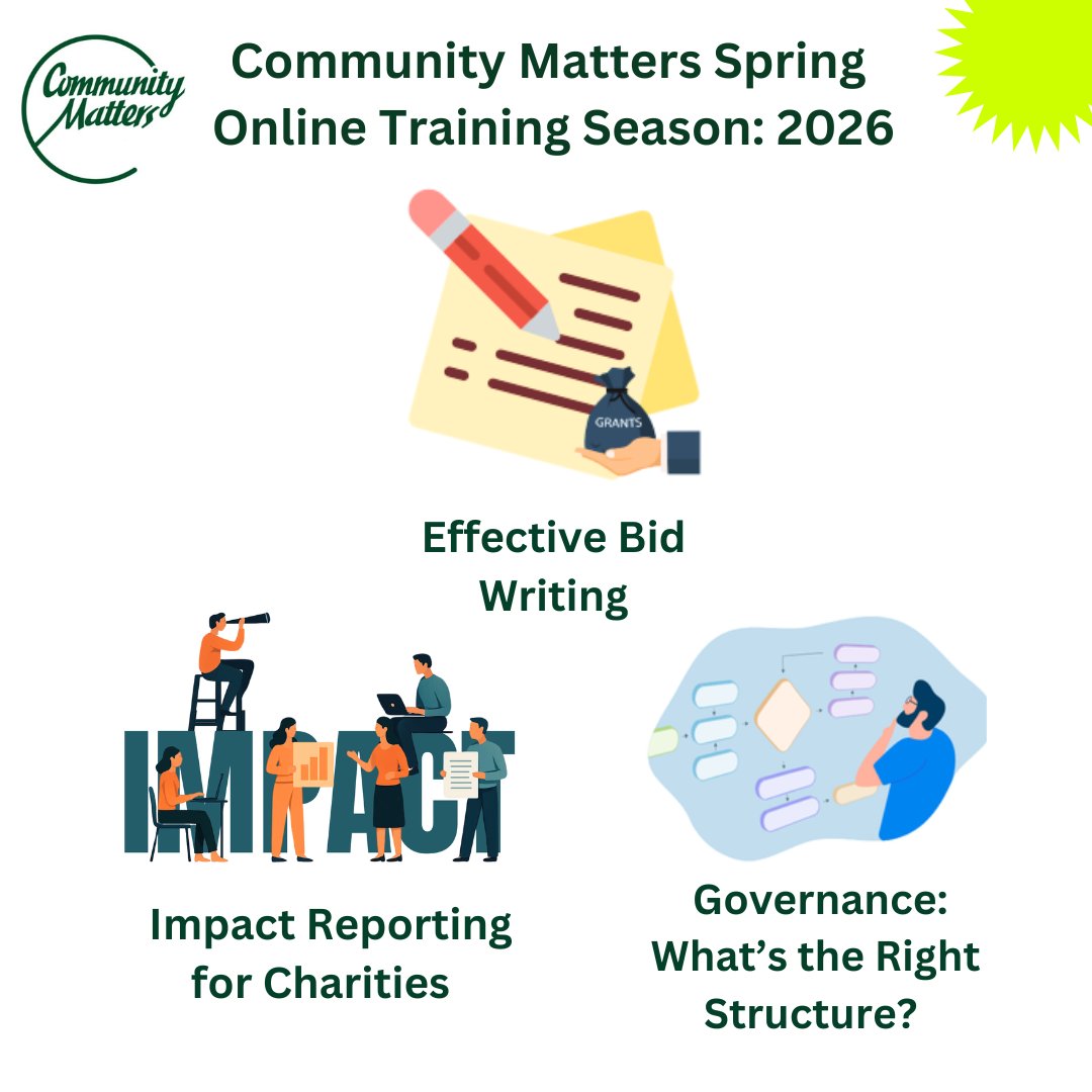 ComMattersYorks's tweet photo. The Next session of our new Spring Training Season is on 9th June and is: Effective Bid Writing . For a full list and to book see: https://t.co/W1QGaEhoC5

#CMtraining2026 https://t.co/xB7DDwhwrq