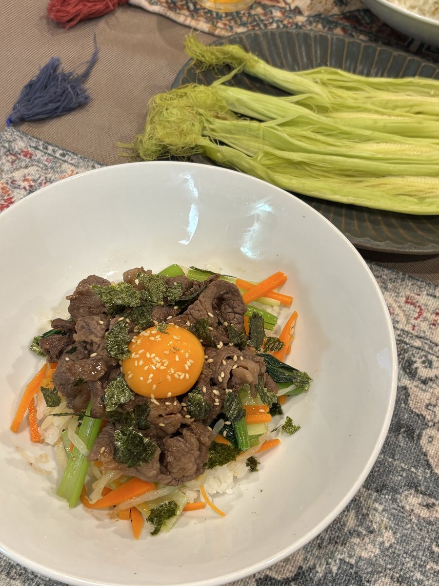 et1128et's tweet photo. 最近料理に興味を持ち始めた娘に
手際などを教えつつ、作ってもらった夜ごはん。
料理は味はもちろん、見た目も大事だよね😊 https://t.co/y8l0pdHQ52