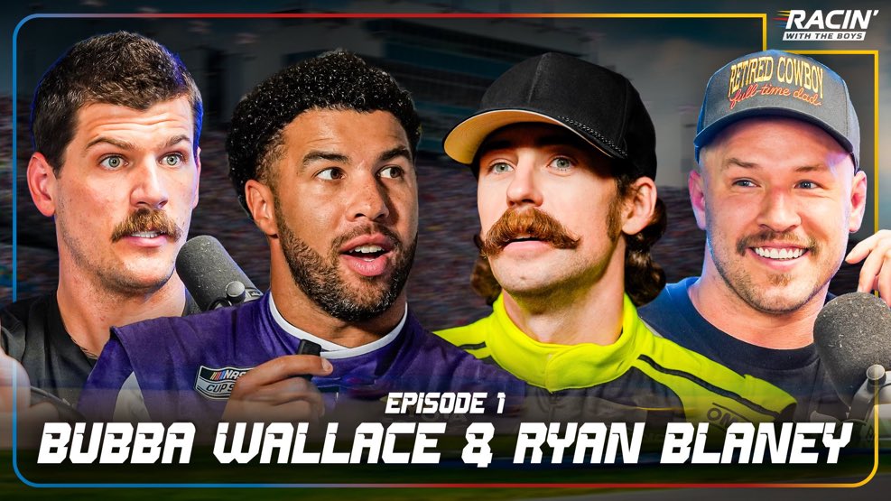 _willcompton's tweet photo. 🏁RACIN’ WITH THE BOYS🏁

Excited to have @BussinWTB in this beautiful partnership w/ @nascar &amp; @OmahaProd 

Our 1st episode just dropped
(Ryan Blaney + Bubba Wallace)

▪️Growing up together
▪️The Art of Racing
▪️BEEFS
▪️Bringing The Chase format back to NASCAR

GO CHECK IT OUT!! https://t.co/AVL9tKWk1R